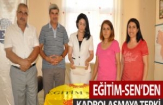 Eğitim-Sen: Eğitim'de Kadrolaşmaya Tepki