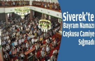 Siverek'te Ramazan Bayramı Namazı