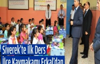 Siverek'te İlk Ders Zili Heyecanı