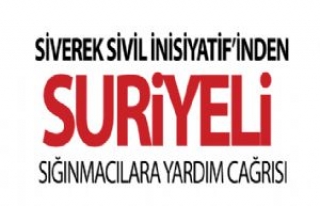 Sivil İnisiyatif Platformundan Suriyeli Sığınmacılar...