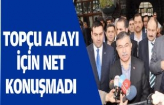 Bakan Yılmaz Topçu Alayı İçin Net Konuşmadı...