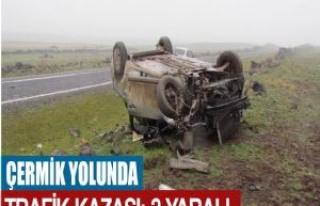 Çermik Yolunda Trafik Kazası: 2 yaralı