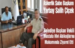 Askerlik Şube Başkanından Belediye Başkanvekili...