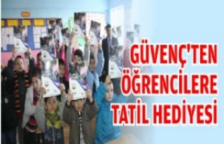 Güvenç'ten Öğrencilere Yarıyıl Tatili Hediyesi