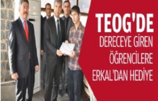 TEOG'de Dereceye Giren Öğrencilere Erkal'dan...