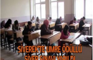 Siverek'te Umre Ödüllü Siyer Sınavı Yapıldı