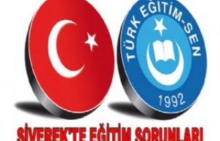 Türk Eğitim Sen Siverek'te Eğitim Sorunlarını...