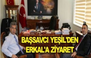 Başsavcı Yeşil'den Erkal'a Ziyaret