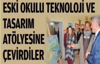 Eski Okulu Tasarım Atölyesine Çevirdiler