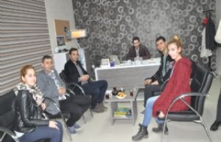 Türk Eğitim Sen'den Siverek Medya'ya Ziyaret