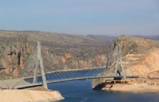 Erdoğan Nissibi Köprüsü'nün açılış töreninde...