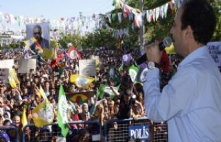 Türk Bayraklı Hdp Mitingi