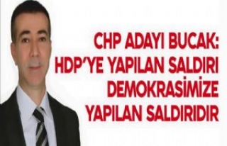 CHP ADAYI BUCAK: BU SALDIRI DEMOKRASİMİZE YAPILMIŞTIR