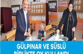 GÜLPINAR VE SÜSLÜ OY'UNU KULLANDI