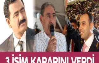 3 İsim Adaylık İçin Kararını Verdi