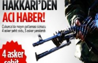 Hakkari'de askeri konvoya mayınlı saldırı:...