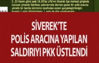 Siverek'te Polis Aracına Yapılan Saldırıyı...