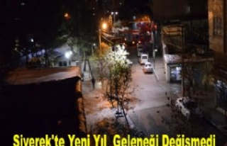 Siverek'liler Yeni Yıla Silah Sıkarak Girdi