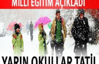Siverek'te Eğitime Kar Tatili
