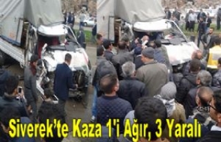 Siverek'te Kaza 1'i Ağır,  3 Yaralı