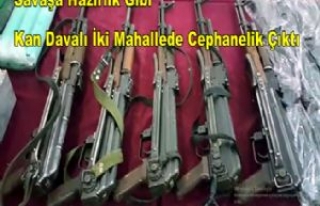 Kan Davalı İki Mahallede Cephanelik Çıktı