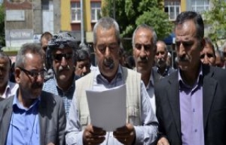 Siverek'te HDP ve DBP'den gözaltı protestosu
