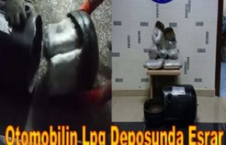 Otomobilin Lpg Deposunda Esrar