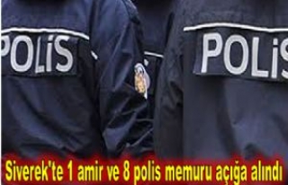 Siverek'te 1 Emniyet Amiri 8 Polis Memuru Açığa...