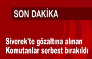 Gözaltına alınan komutanlar serbest bırakıldı