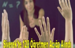 Siverek'te 120 öğretmen açığa alındı