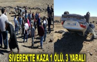 Siverek'te kaza,  1 ölü 3 ağır yaralı