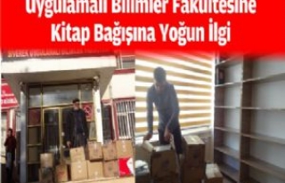 Uygulamalı Bilimler Fakültesine Kitap Bağışına...