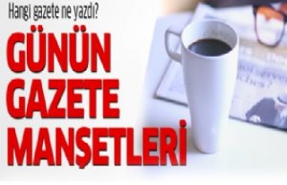 Gazete manşetleri 