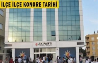 İşte AK partinin ilk yapılacak kongreleri