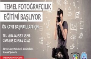 Siverek'te Temel Fotoğraf Eğitimi Verilecek 