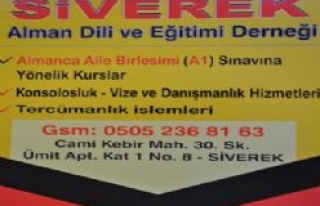 Almanca Dili Siverek'te gelişiyor    