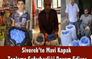 Siverek'te Mavi Kapak Toplama Seferberliği Devam...