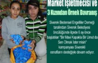 Market İşletmecisi ve 3 Kızından Örnek Davranış