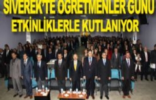 Siverek'te 24 Kasım Öğretmenler Günü Kutlandı