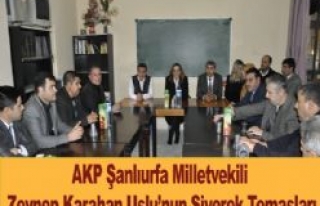 Milletvekili Zeynep Karahan Uslu'nun Siverek ziyareti...