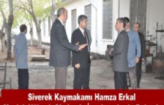 Siverek Kaymakamı Erkal, Meslek Yüksek Okulun'da...