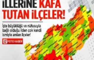 Aralarında Siverek'inde bulunduğu 51 İlçe...