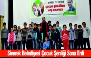 Siverek Belediyesi Çocuk Şenliği Sona Erdi