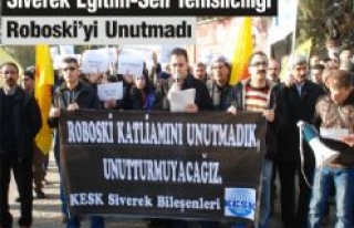 Siverek Eğitim-Sen Temsilciliği Roboski'yi Unutmadı