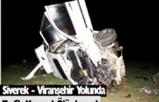 Siverek-Viranşehir Yolunda Trafik Kazası 1 Ölü,...