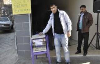 Siverek'te Suriye'ye Yardım Kampanyası Başlatıldı