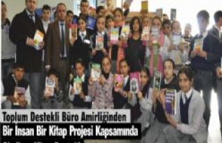 Bir İnsan Bir Kitap Projesi Kapsamında Okullara...
