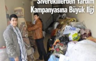 Sivereklilerden Yardım Kampanyasına Büyük İlgi...