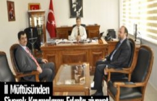 İl Müftüsünden Siverek Kaymakamı Erkal'a...
