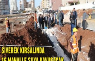 Siverek Kırsalında 16 Mahalle Suya Kavuşacak